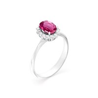 Anillo Roman Gioielli Mujer in Oro blanco Rubino 1.35 Ct R765A22N196M104 1 - R765A22N196M104 1